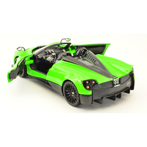PAGANI HUAYRA ROADSTER 2018 GREEN 1:24 MotorMax Auto Stradali Modellino