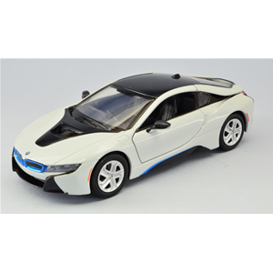 BMW i8 COUPE 2019 WHITE 1:24 MotorMax Auto Stradali Modellino