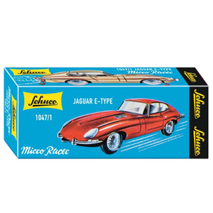 JAGUAR E-TYPE 1961 METAL cm 12 A CARICA Schuco Auto Stradali Modellino