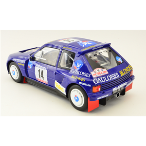 PEUGEOT 205 T16 N.14 TOUR DE CORSE 1985 B.DARNICHE-A.MAHE 1:18 Triple 9 Auto Rally Modellino