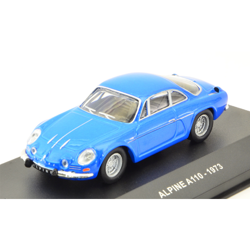 ALPINE A110 1973 BLUE 1:43 Solido Auto Stradali Die Cast Modellino