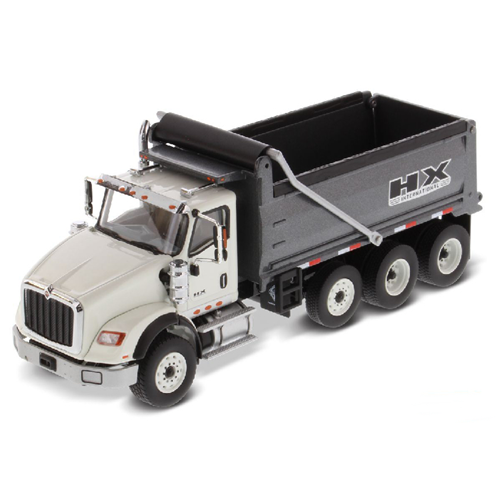 HX620 DUMP TRUCK WHITE/GUN METAL 1:50 Diecast Master Camion Modellino