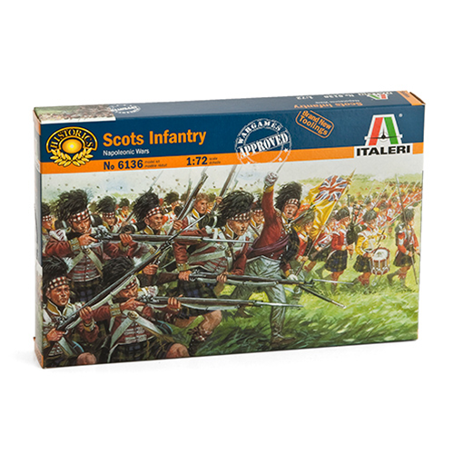 NAPOLEONIC WARS SCOTS INFANTRY KIT 1:72 Italeri Kit Figure Militari Modellino