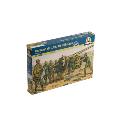 CANNONE ITALIANO DA 149/40 KIT 1:72 Italeri Kit Figure Militari Modellino