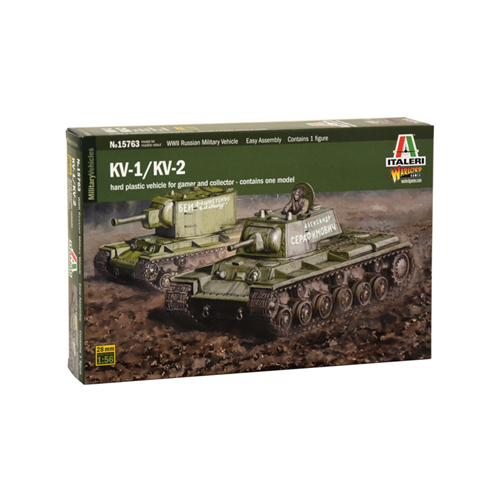 KV-1/KV-2 KIT 1:56 Italeri Kit Mezzi Militari Modellino
