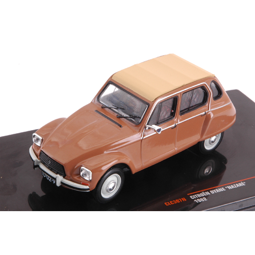 CITROEN DYANE NAZARE 1982 BROWN/BEIGE 1:43 Ixo Model Auto Stradali Modellino