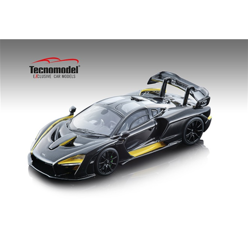 MC LAREN SENNA 2018 CARBON FIBER LOOK LIM.PCS 49 1:43 Tecnomodel Auto Stradali Modellino