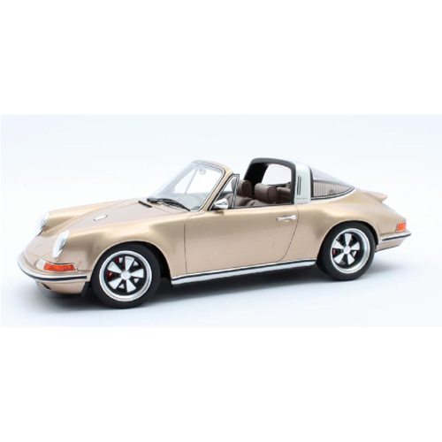 SINGER PORSCHE 911 TARGA 1967 GOLD 1:18 Cult Scale Models Auto Stradali Modellino