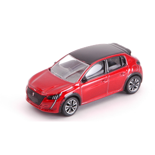 PEUGEOT 208 2019 RED 1:64 Norev Auto Stradali Modellino