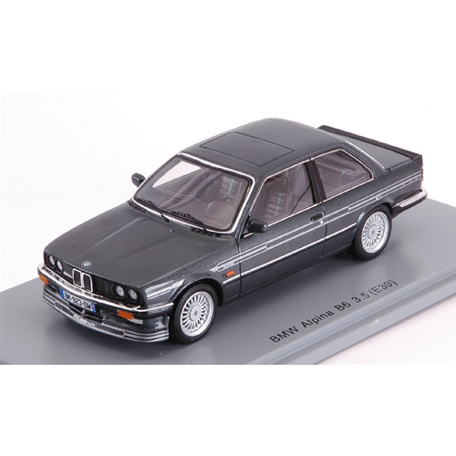 BMW ALPINA B6 3.5 (E30) 1986 BLACK 1:43 Spark Model Auto Stradali Modellino