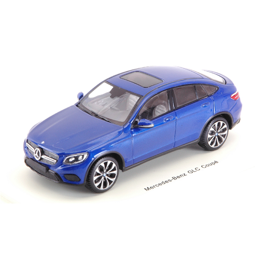 MERCEDES GLC COUPE 2016 BRILLIANT BLUE METALLIC 1:43 Spark Model Auto Stradali Modellino