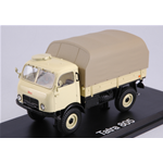 TATRA 805 PLATFORM TRAILER 1959 BEIGE WITH COVER 1:43 Premium Classixx Camion Modellino