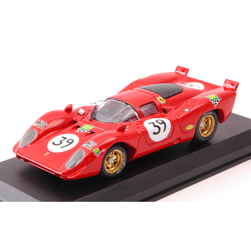 FERRARI 312 P COUPE N.39 LE MANS 1970 ADAMOWICZ-POSEY 1:43 Best Model Auto Competizione Modellino