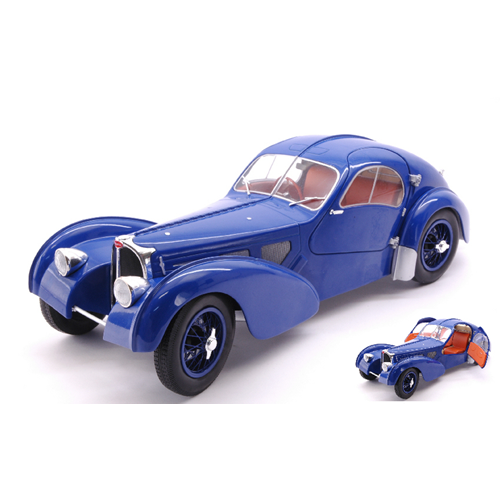 BUGATTI TYPE 57 SC ATLANTIC 1937 DARK BLUE 1:18 Solido Auto d'Epoca Modellino