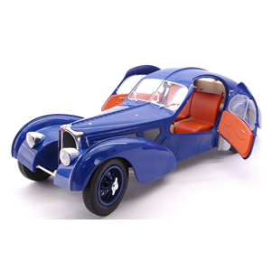 BUGATTI TYPE 57 SC ATLANTIC 1937 DARK BLUE 1:18 Solido Auto d'Epoca Modellino