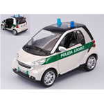 SMART FORTWO 2007 POLIZIA LOCALE 1:24 New Ray Forze dell'Ordine Modellino