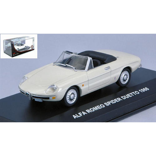 ALFA ROMEO SPIDER DUETTO 1966 CREAM 1:43 Edison Giocattoli Auto Stradali Modellino