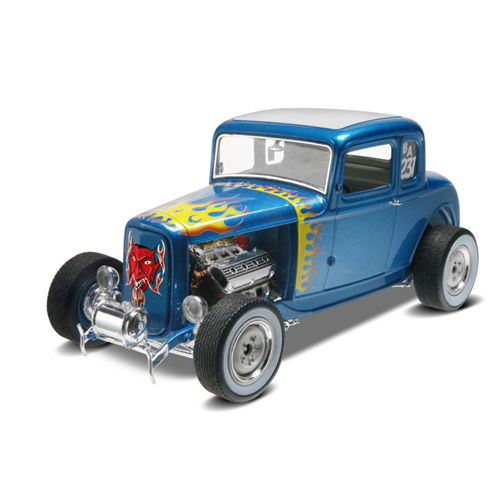 FORD 5 WINDOW COUPE 32 KIT 1:25 Revell Kit Auto Modellino