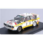 AUDI QUATTRO N.2 HB AUDI WM RALLY DU VAR 1984 DARNICHE-MAHE 1:43 Trofeu Auto Rally Modellino
