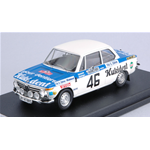 BMW 2002 TI N.46 KUKIDENT RALLY MONTE CARLO 1973 R.HAINBACH-W.BIEBINGER 1:43 Trofeu Auto Rally Modellino