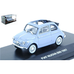 FIAT NUOVA 500 1957 GRIGIO-AZZURRO 1:43 Edison Giocattoli Auto Stradali Modellino