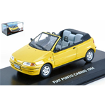 FIAT PUNTO CABRIO 1994 YELLOW 1:43 Edison Giocattoli Auto Stradali Modellino