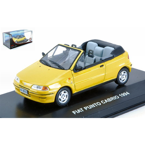 FIAT PUNTO CABRIO 1994 YELLOW 1:43 Edison Giocattoli Auto Stradali Modellino