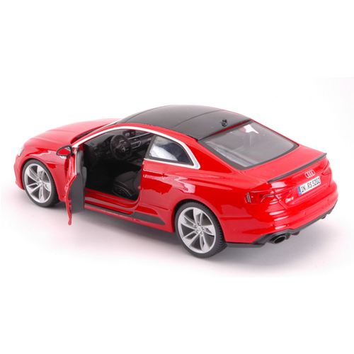 AUDI RS 5 COUPE 2019 RED 1:24 Burago Auto Stradali Modellino