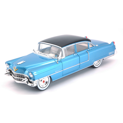CADILLAC FLEETWOOD SERIES 60 1955 ELVIS PRESLEY 1935-1977 LIGHTBLUE 1:24 Greenlight Movie Modellino