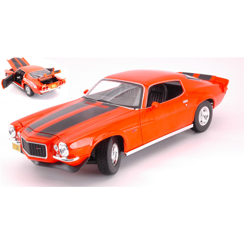 CHEVROLET CAMARO Z/28 1971 ORANGE 1:18 Maisto Auto Stradali Modellino