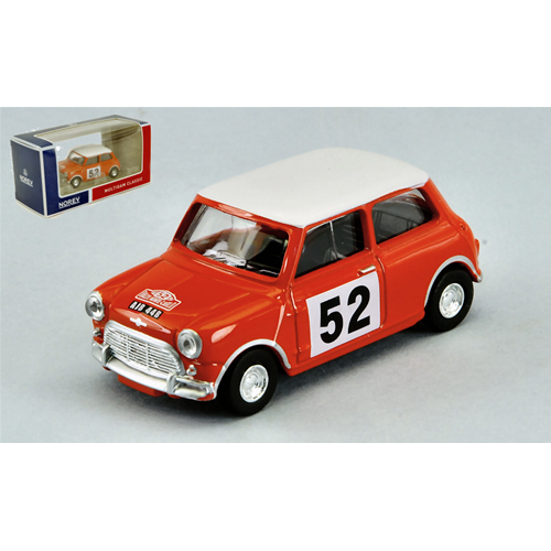 MINI COOPER N.52 RALLY MONTE CARLO 1965 1:64 Norev Auto Rally Modellino
