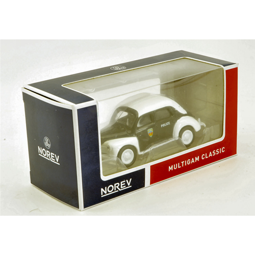 RENAULT 4 CV 1955 POLICE 1:64 Norev Forze dell'Ordine Modellino