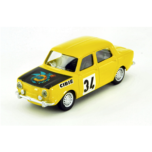 SIMCA 1000 RALLYE N.34 1976 1:64 Norev Auto Rally Modellino