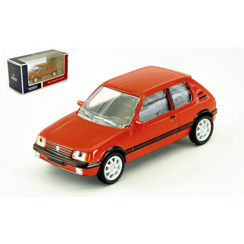 PEUGEOT 205 GTI 1983-1998 RED 1:64 Norev Auto Stradali Modellino