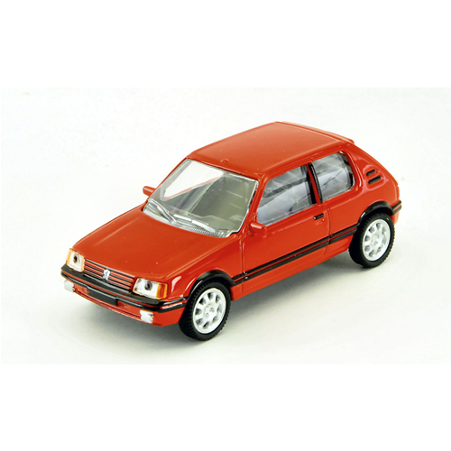 PEUGEOT 205 GTI 1983-1998 RED 1:64 Norev Auto Stradali Modellino