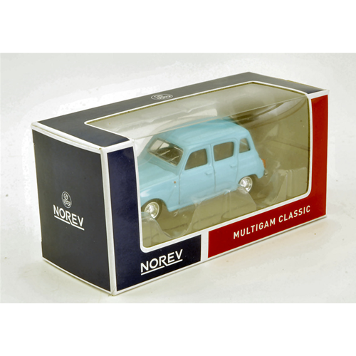 RENAULT 4L 1962 ACQUAMARINE 1:64 Norev Auto Stradali Modellino
