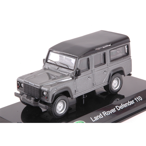 LAND ROVER DEFENDER 110 2015 SILVERGUN HARD CASE 1:43 Burago Auto Stradali Modellino
