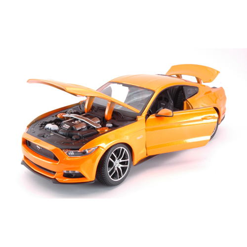 FORD MUSTANG GT 2015 ORANGE 1:18 Maisto Auto Stradali Modellino