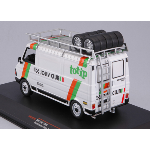 FIAT 242 1985 ASSISTANCE TOTIP JOLLY CLUB 1:43 Ixo Model Auto Rally Modellino