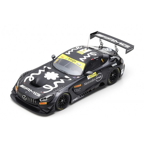 MERCEDES GT3 N.1 3rd FIA GT WORLD CUP MACAU 2018 EDOARDO MORTARA 1:18 Spark Model Auto Competizione Modellino
