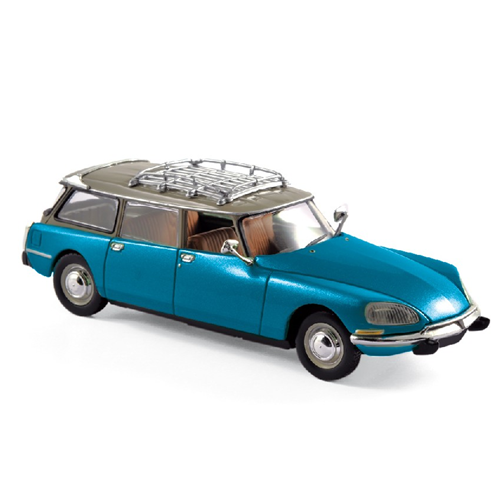 CITROEN DS 23 BREAK 1974 DELTA BLUE METALLIC 1:43 Norev Auto Stradali Modellino