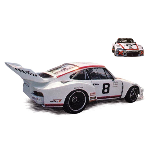 PORSCHE 935 N.8 3rd 24 H DAYTONA 1977 R.JOEST-B.WOLLEK-A.KREBS 1:18 Norev Auto Competizione Modellino