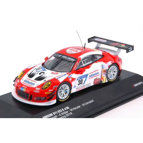 PORSCHE 911 GTR N.30 24 H NURBURGRING 2018 ARNOLD-MULLER-HENZLER-CAMPBELL 1:43 CMR Classic Model Replicars Auto Competizione Modellino