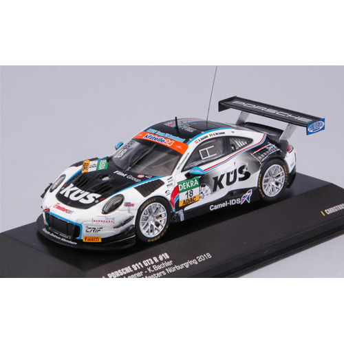 PORSCHE 911 GT3 N.18 ADAC GT NURBURGRING 2018 LEENER-BACHLER 1:43 CMR Classic Model Replicars Auto Competizione Modellino