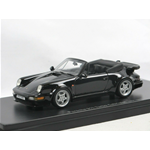 PORSCHE 911 (964) TURBO CONVERTIBLE 1993 METALLIC BLACK 1:43 Avenue43 Auto Stradali Modellino