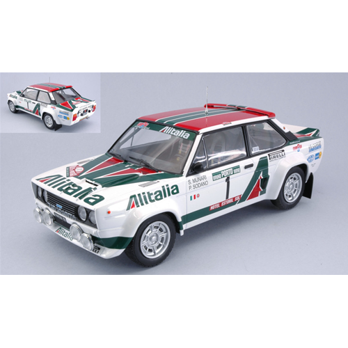 FIAT 131 ABARTH N.5 RALLY PORTUGAL 1978 MUNARI-SODANO 1:18 Ixo Model Auto Rally Modellino