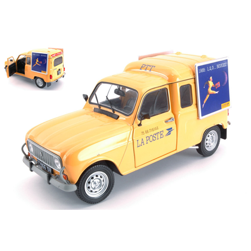 RENAULT 4 F4 1975 LA POSTE 1:18 Solido Veicoli Commerciali Modellino