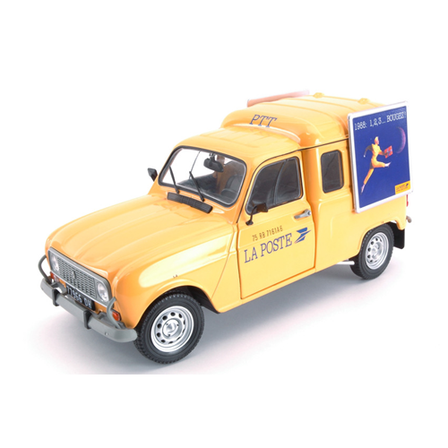 RENAULT 4 F4 1975 LA POSTE 1:18 Solido Veicoli Commerciali Modellino