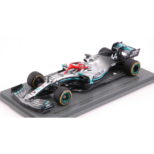 MERCEDES F1 W10 L.HAMILTON 2019 N.44 WINNER MONACO GP 1:43 Spark Model Formula 1 Modellino