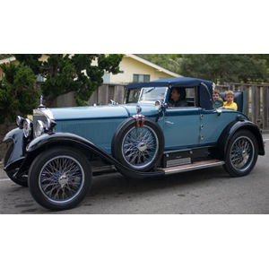 MERCEDES 630K SPORT CLOSED BY HIBB.& DARRIN 1927 LIGHT BLUE/BLUE 1:43 Matrix Scale Models Auto d'Epoca Modellino